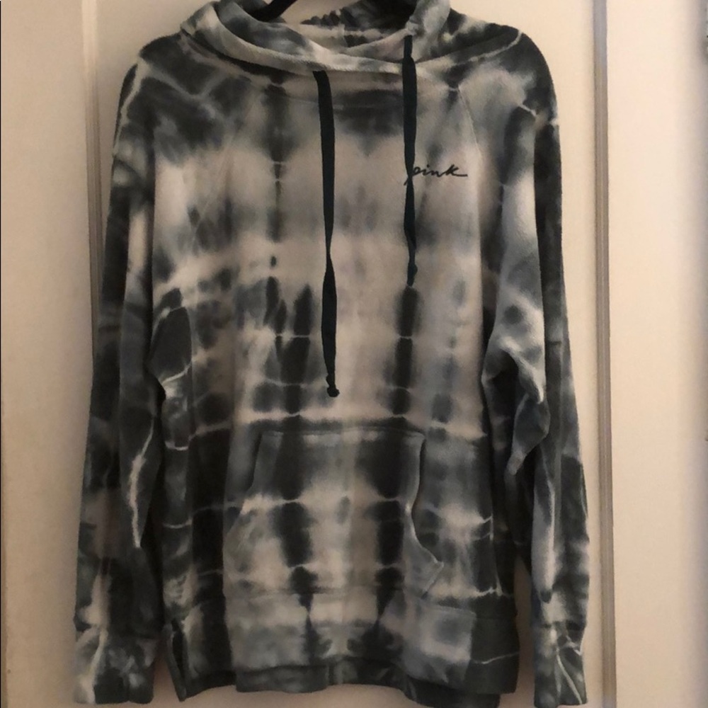 PINK tie-dye hoodie